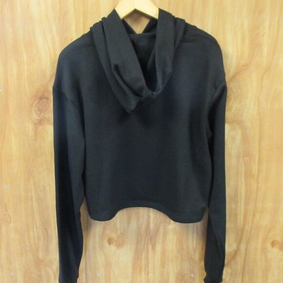 DISNEY Mickey Mouse Skeleton **FLAWED** Hoodie Juniors XL Black Sweatshirt NWT - Picture 4 of 12